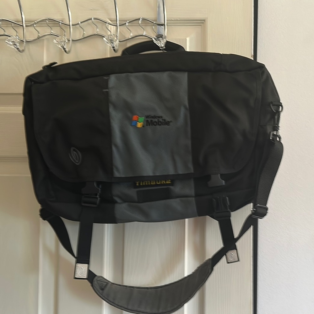 Timbuk2 Black and Gray Durable Messenger Bag